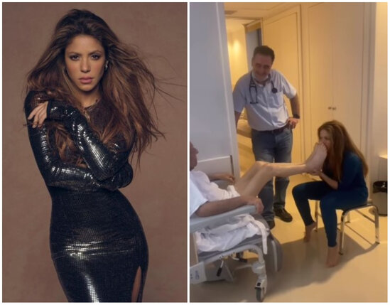 Şakira 91 yaşlı atasının ayağından öpdü - VİDEO