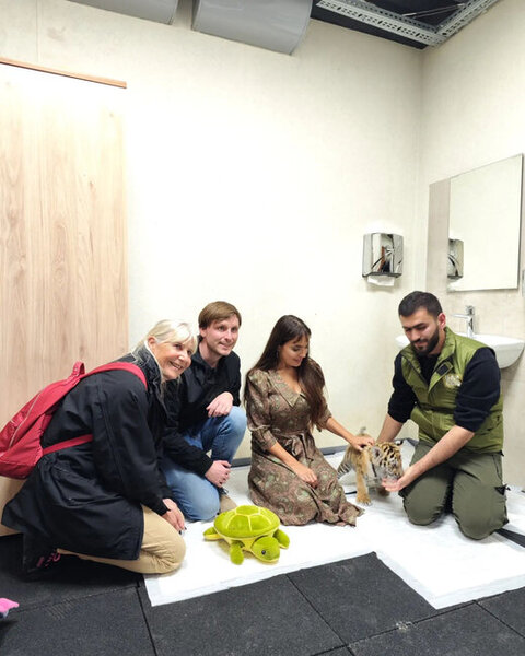 Leyla Əliyeva Bakı Zooloji Parkında olub - FOTO