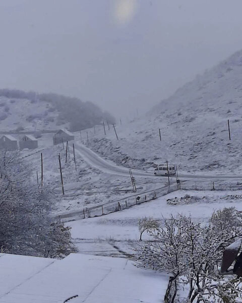 Azərbaycana qar yağdı - FOTO
