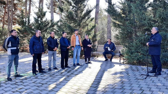 Salyan sakinləri müraciətlərini "Açıq mikrofon"da səsləndirdi (FOTOLAR)