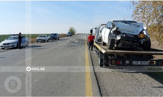 Azərbaycanda baş redaktor ailəsi ilə birgə qəzaya düşdü - FOTO