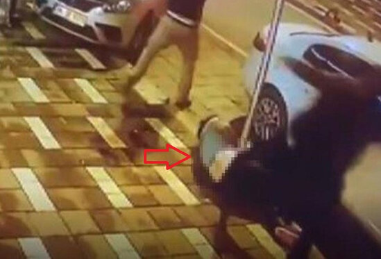 Türkiyədə zəlzələ zamanı gənc 3-cü mərtəbədən yıxılıb - ANBAAN VİDEO