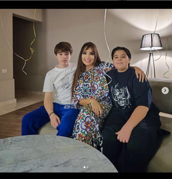 Leyla Əliyevanın 14 yaşlı əkiz övladlarının AD GÜNÜNDƏN GÖRÜNTÜLƏR - FOTO/VİDEO