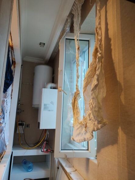 Masazırda yaşayış binasında PARTLAYIŞ: Xəsarət alan var - FOTO/VİDEO