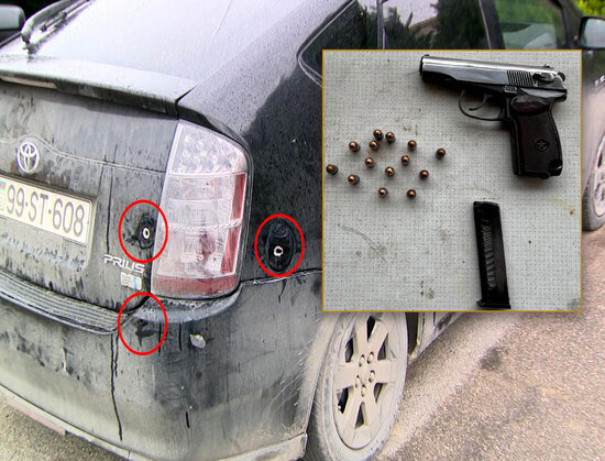 Xırdalanda iki qrup arasında silahlı İNSİDENT OLUB: Saxlanılanlar var - FOTO/VİDEO