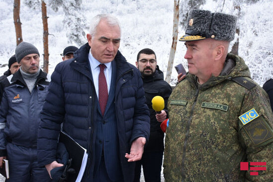 Azərbaycanlı mütəxəssislər sülhməramlılarla müzakirə üçün Xocalıya yola düşüblər - YENİLƏNİB + FOTO/VİDEO