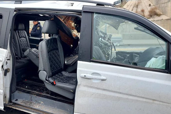 Bakı-Quba yolunda 6 nəfərin öldüyü dəhşətli qəzanın GÖRÜNTÜLƏRİ - VİDEO