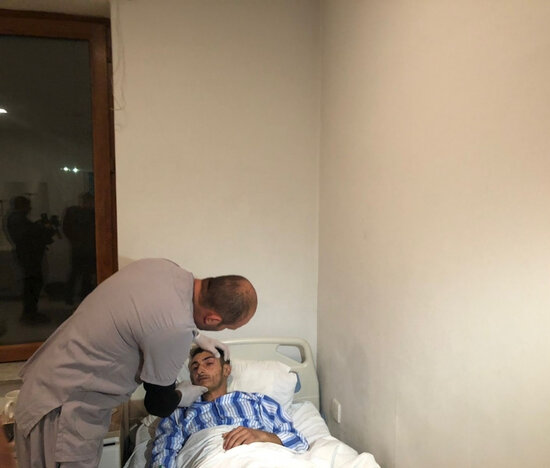 Kəlbəcərdə minaya düşən şəxslərin görüntüləri - VİDEO