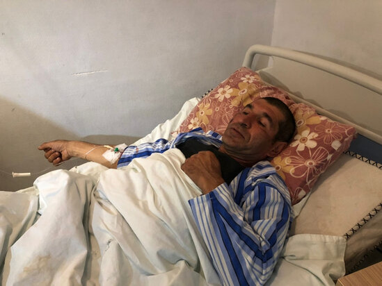 Kəlbəcərdə minaya düşən şəxslərin görüntüləri - VİDEO