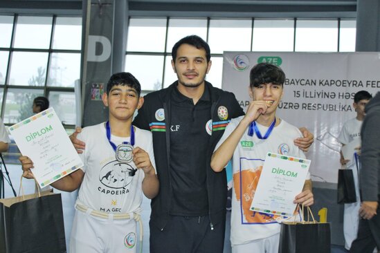Şəhid övladı Kapoeyra üzrə yarışda Republika Birincisi oldu - FOTO