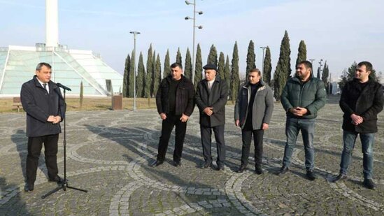 Sahibkarlarla 220-ci "Açıq mikrofon" aksiyası Şəmkirdə baş tutdu - FOTOLAR