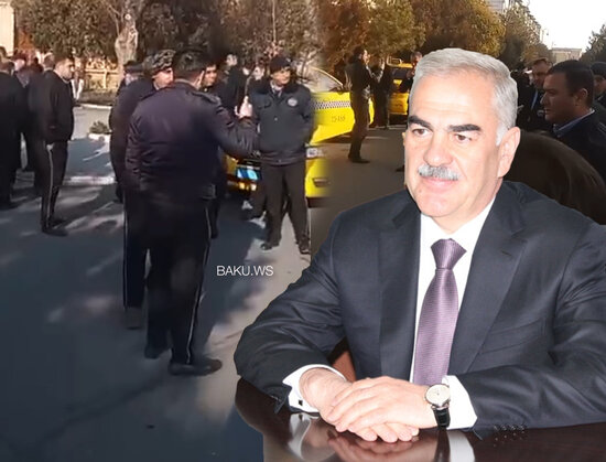 Navçıxanda taksi sürücüləri etiraz aksiyası keçirib - VİDEO