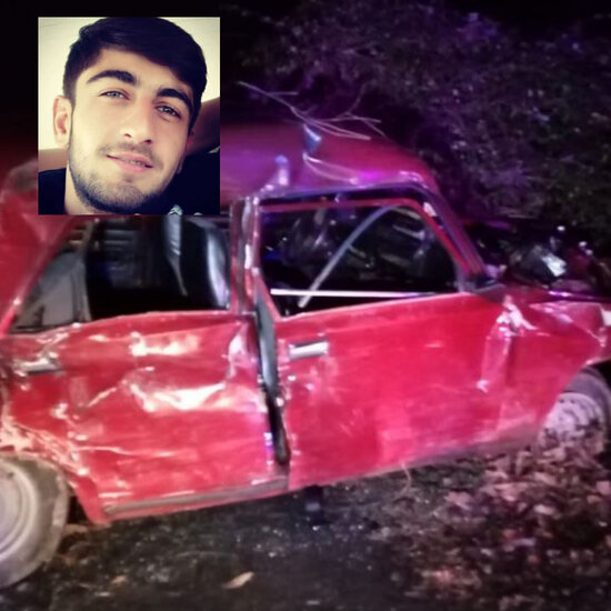 Qəzaya düşən FHN sürücüsü öldü - FOTO