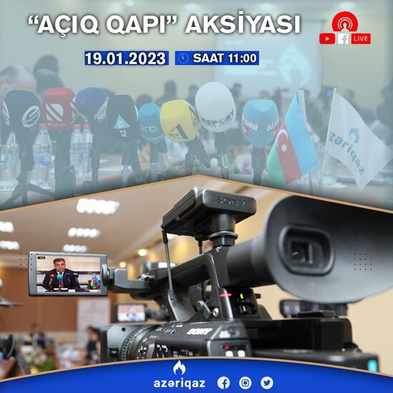 "Azəriqaz" İB-də media və QHT nümayəndələri ilə növbəti görüş keçiriləcək