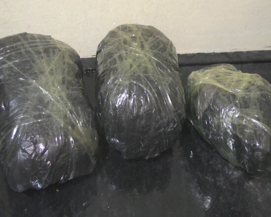 Beş yüz manat qarşılığında Göyçaydan paytaxta narkotik aparmaq istəyən şəxslər saxlanılıb - FOTO