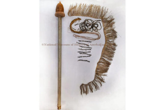 Qarabağ xanına məxsus bayraq bərpa olunub - FOTO