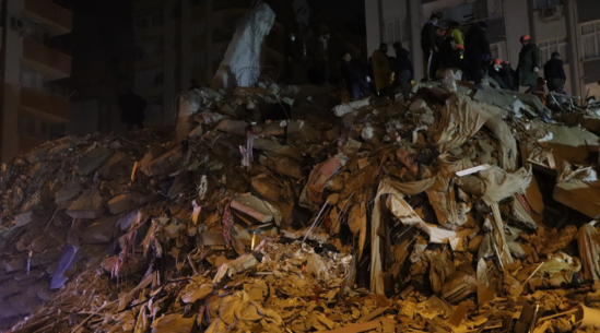 Zəlzələ nəticəsində dağıntılar altında qalan 8 idmançı xilas edildi