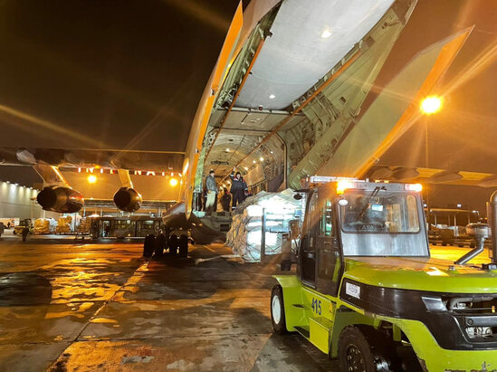 FHN-in növbəti humanitar yardımı Türkiyəyə yola salınıb - FOTO