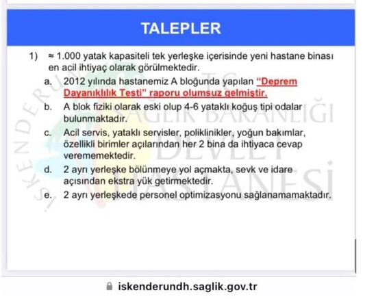 Hatayda dağılan xəstəxana ilə bağlı ŞOK FAKT üzə çıxdı - VİDEO