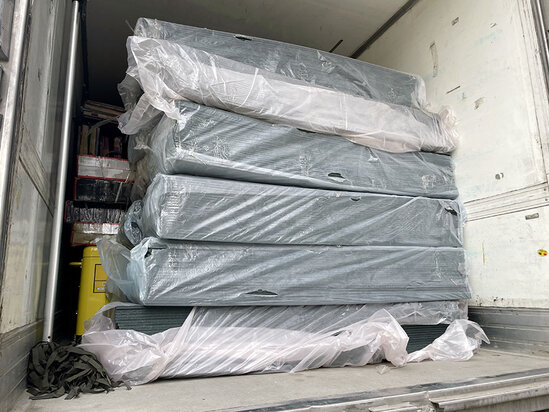 Azərbaycan Müdafiə Nazirliyi Türkiyəyə növbəti yardım göndərib - FOTO