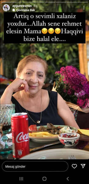 Tiktokda məşhurlaşan qayınana vəfat etdi - FOTO/VİDEO