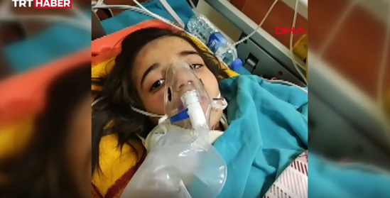 204 saatdan sonra qadın dağıntılar altından xilas olundu-VİDEO