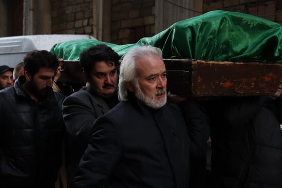 Xalq artisti Ramiz Novruzun son mənzilə yola salınır-FOTOLAR-YENİLƏNİR