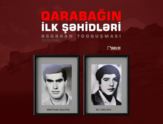 Bu gün Qarabağda ilk şəhidlər verməyimizdən 35 il ötür