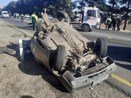 Azərbaycanda ağır yol qəzası: Ölənlər var - ADLAR