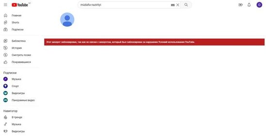 Müdafiə Nazirliyinin "YouTube" səhifəsi bloklandı - FOTO