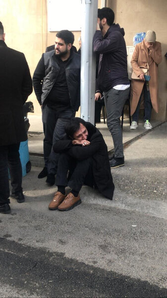 Hacı Şahin ilə vida mərasimindən görüntülər - CANLI/FOTO