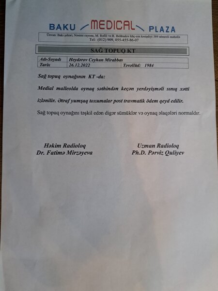 "İnternational Medical Center" TİBB Mərkəzinin həkimi xəstənin ayağını sındıracağı ilə hədələdi - VİDEO - FOTO