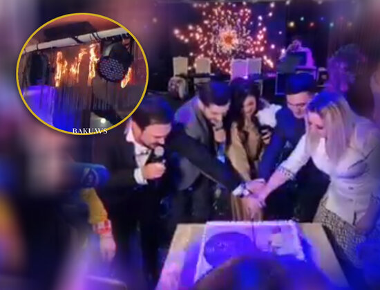 Azərbaycanlı müğənninin restoranında qorxulu anlar yaşandı - ANBAAN VİDEO