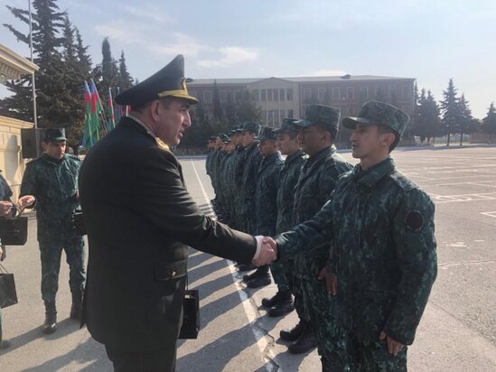 Hərbi Prokurorluq işçiləri Novruz bayramı ərəfəsində hərbi hissələrdə