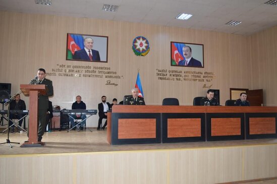 Hərbi Prokurorluq işçiləri Novruz bayramı ərəfəsində hərbi hissələrdə