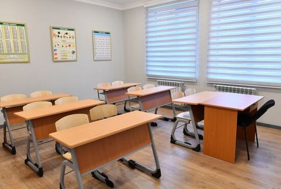 İlham Əliyev Suqovuşanda orta məktəbdə yaradılan şəraitlə tanış olub - FOTO