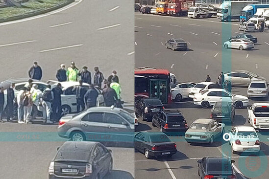 Xətai rayonunda iki KIA toqquşub - FOTO