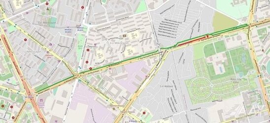 Bakının ən işlək prospektinin bir hissəsində hərəkət məhdudlaşdırılır - FOTO