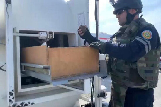 Xəzər rayonunda qumbara aşkar edilib - FOTO