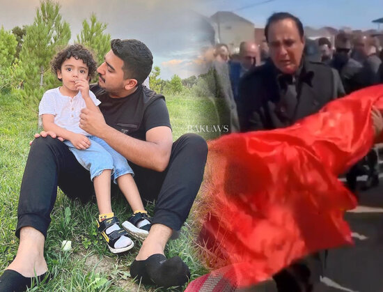 Tanınmış musiqiçinin ailə üzvlərinin dəfnindən GÖRÜNTÜLƏR - VİDEO