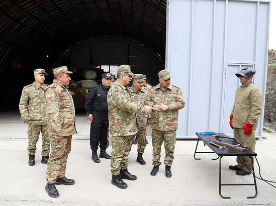 Azad edilmiş ərazilərdə yeni hərbi obyektlər istifadəyə verilib - VİDEO