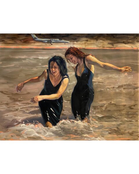 Azərbaycanlı rəssamların əl işləri marağa səbəb oldu- FOTOLAR