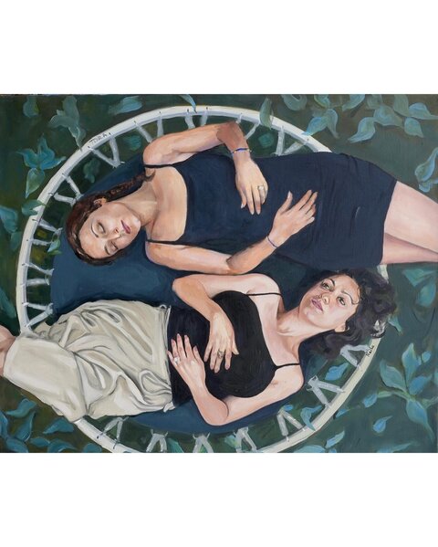 Azərbaycanlı rəssamların əl işləri marağa səbəb oldu- FOTOLAR