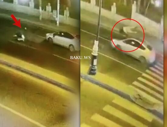 Bakıda dəhşətli qəzadan görüntülər - ANBAAN VİDEO