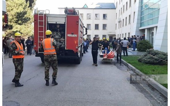 Gəncədə xəstəxanada baş verən yanğında xəstə boğularaq ölüb - YENİLƏNİB + FOTO