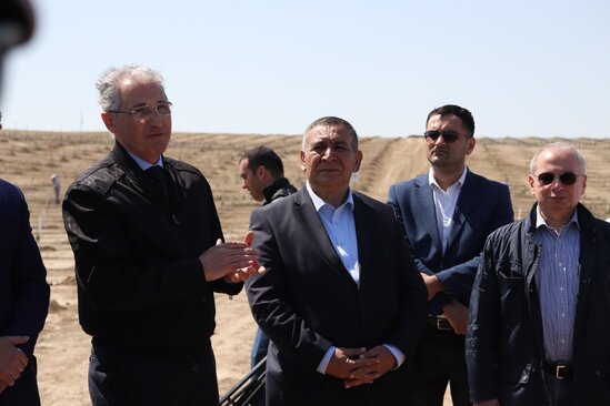 Media nümayəndələrinin iştirakı ilə ağacəkmə aksiyası keçirildi - FOTO