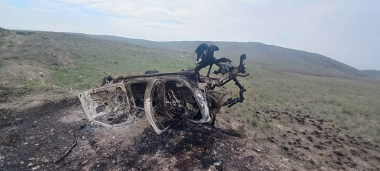 Tərtərdə mina partladığı və 3 nəfərin həyatını itirdiyi yerdən görüntülər - FOTO