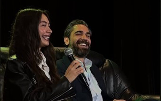 Neslihan-Kadir cütlüyü Bakıda tələbələrlə görüşdü - VİDEO