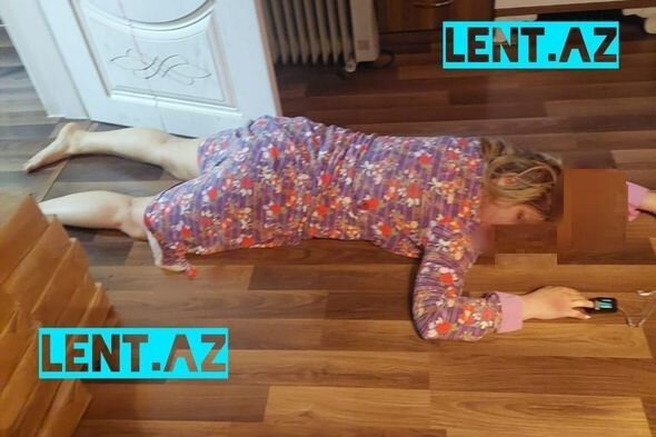 Əri tərəfindən qətlə yetirilən tanınmış cərrahın hadisə yerindən görüntüləri - FOTO