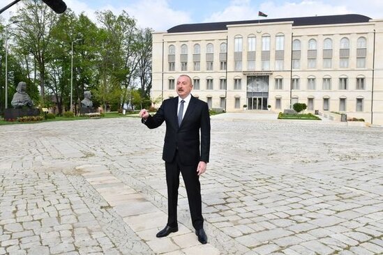 Azərbaycan Prezidenti: "Şuşa Zəfərimizin rəmzidir, Şuşa Zəfərimizin tacıdır"